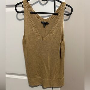 Banana Republic Camel Knit Tank Top